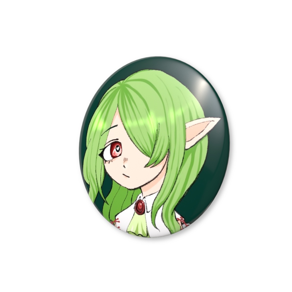 わさびちゃんの缶バッジ