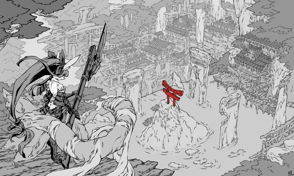 うさぎとへびトート