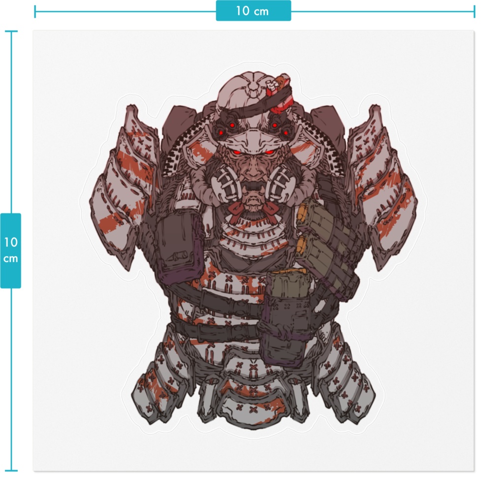 タクティカル侍ステッカー第一号