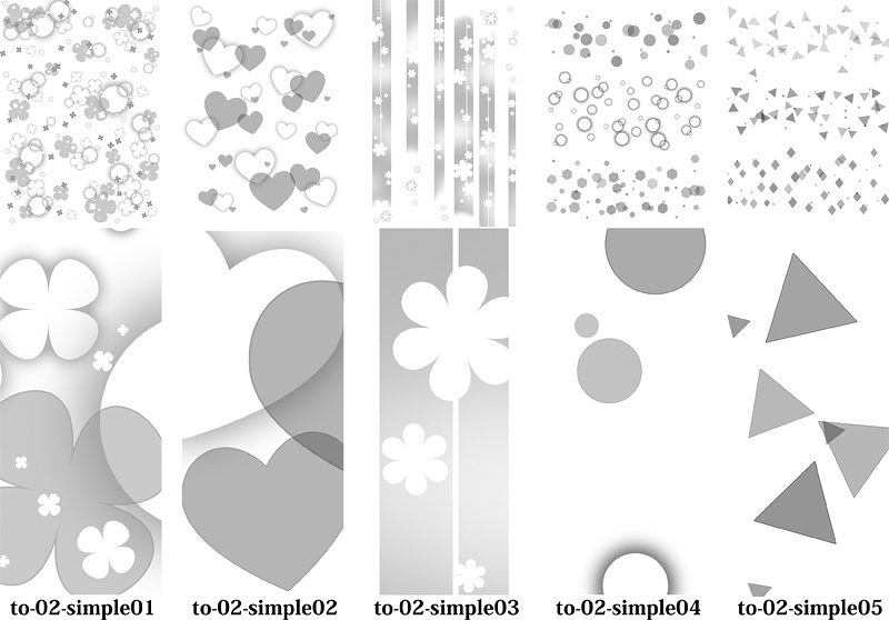 背景用トーン素材集-コミスタ用トーン6