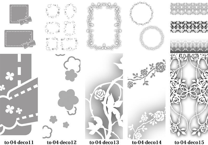背景用トーン素材集-コミスタ用トーン8