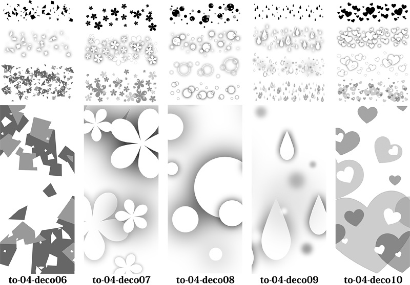 背景用トーン素材集-コミスタ用トーン8