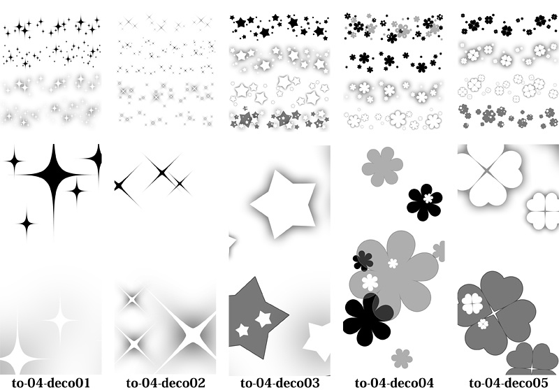 背景用トーン素材集-コミスタ用トーン8