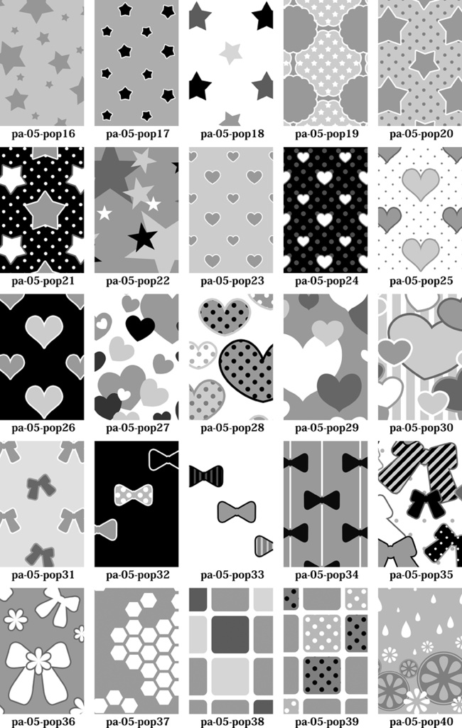 背景用トーン素材集-フォトショパターン