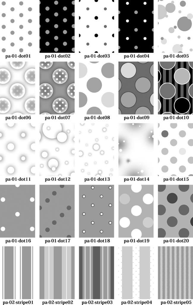背景用トーン素材集-フォトショパターン