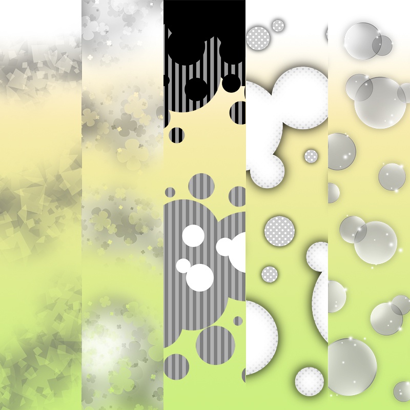 背景用トーン素材集-透過PNG