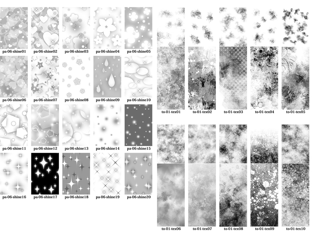 背景用トーン素材集