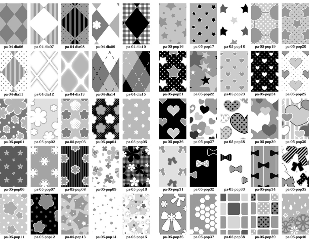 背景用トーン素材集