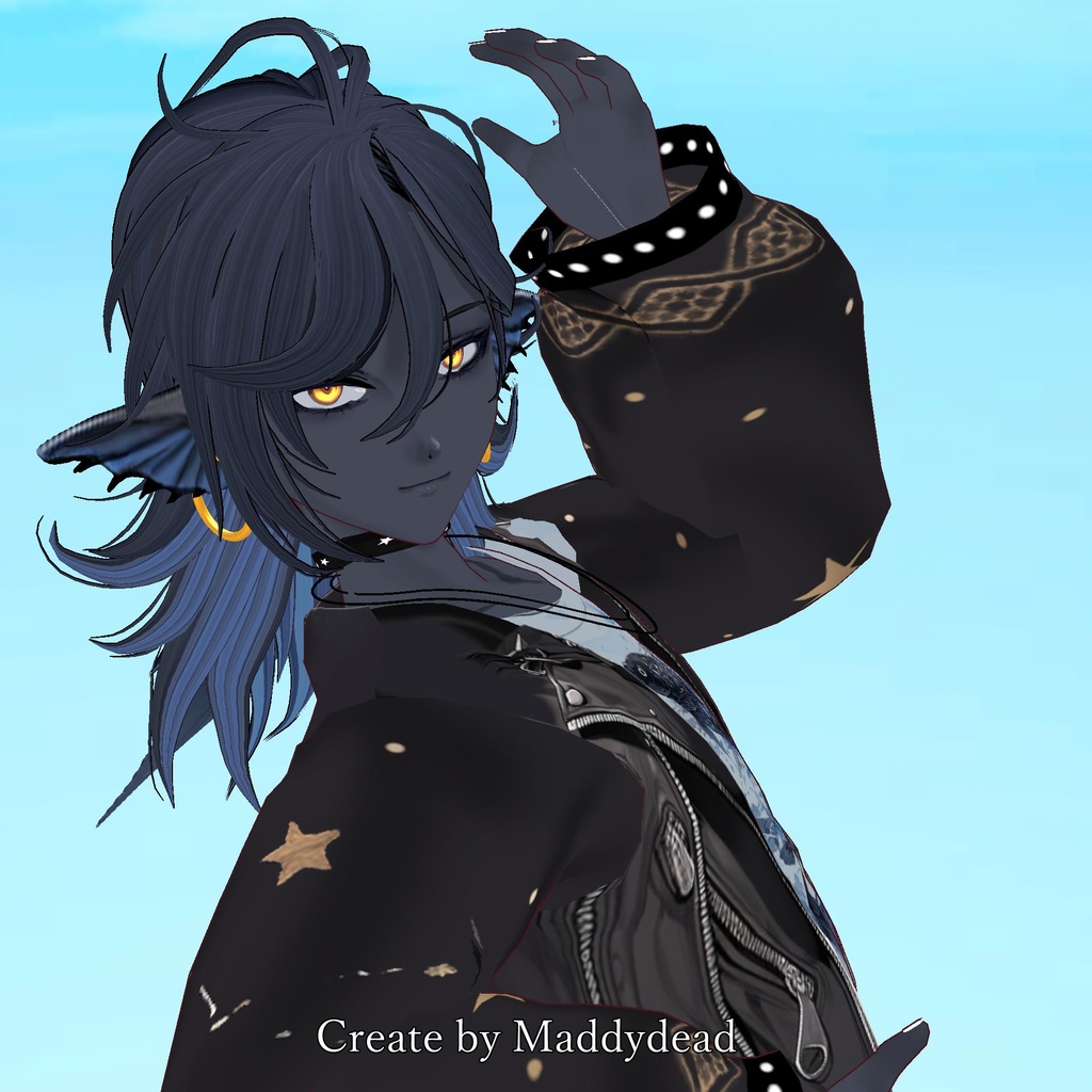 3Dモデル ヴァン君 (うお座モチーフ)