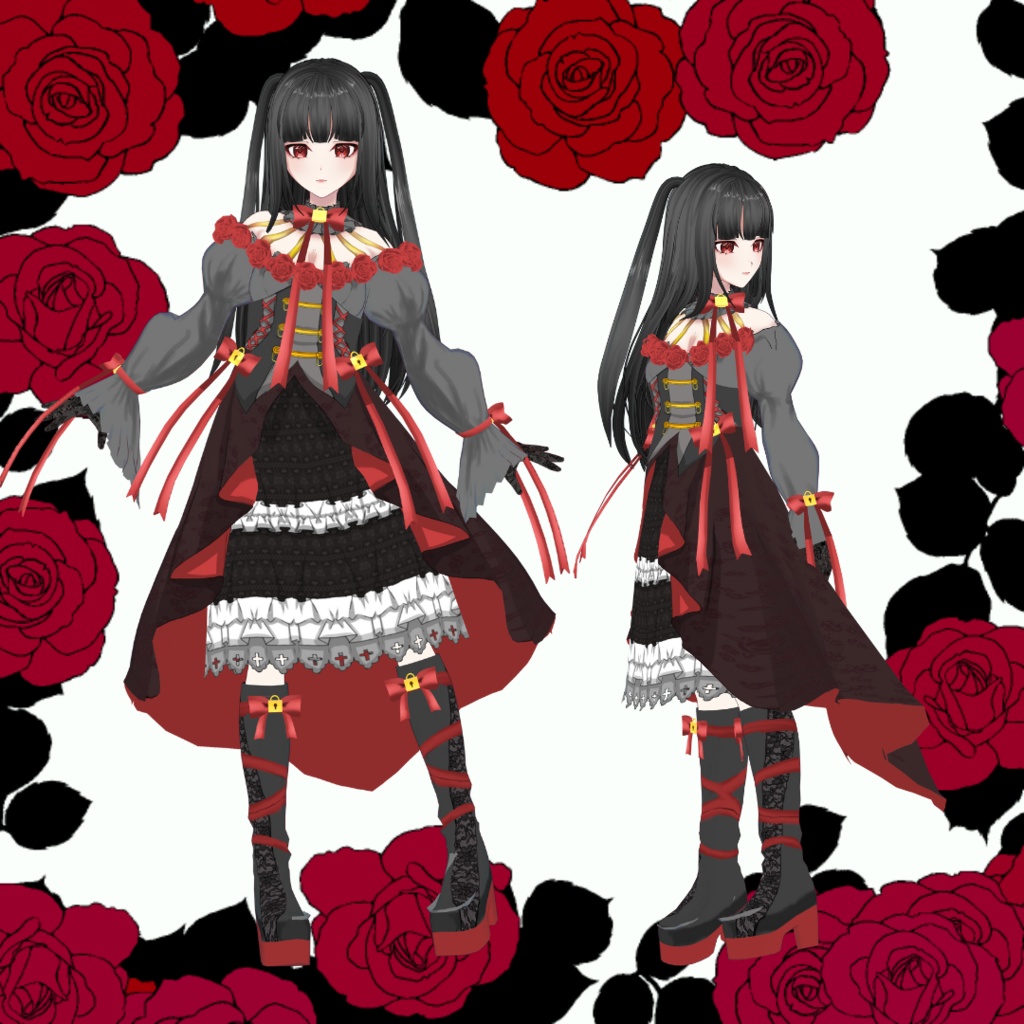 オリジナル3Dモデル 燈華(とうか)