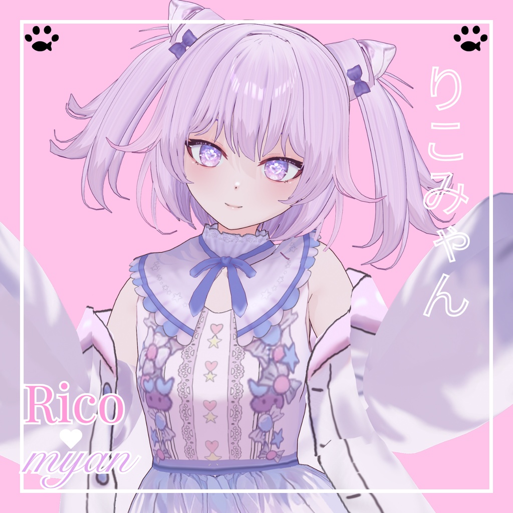 オリジナル3Dモデル　りこみゃん
