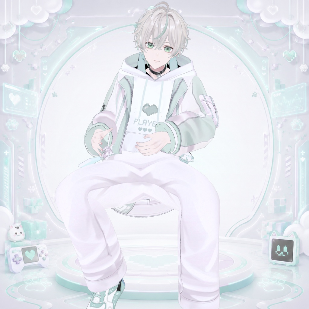 オリジナル3Dモデル シエル君