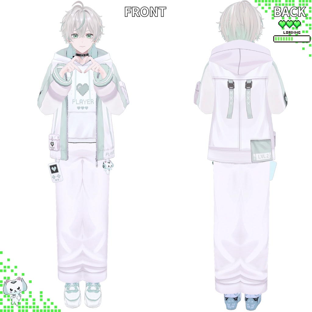 オリジナル3Dモデル シエル君