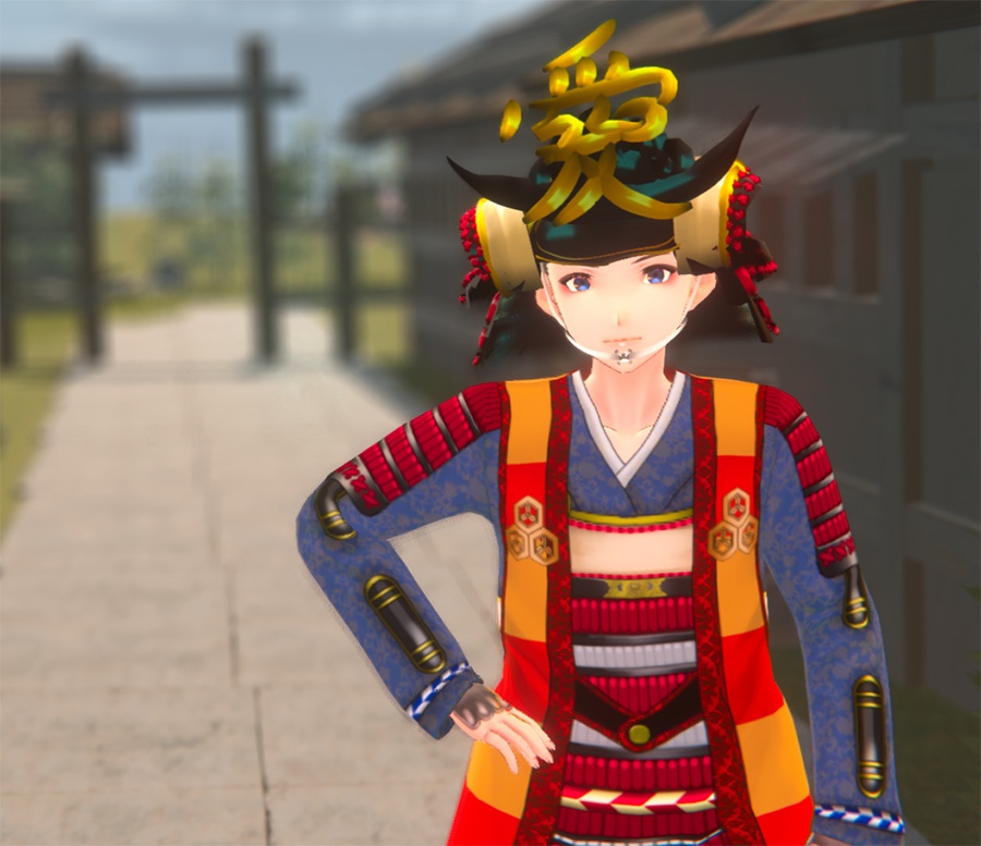 直江兼続VRMクラスター用