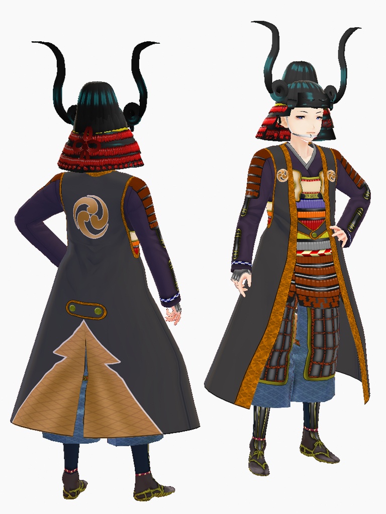 結城秀康VRMクラスター用