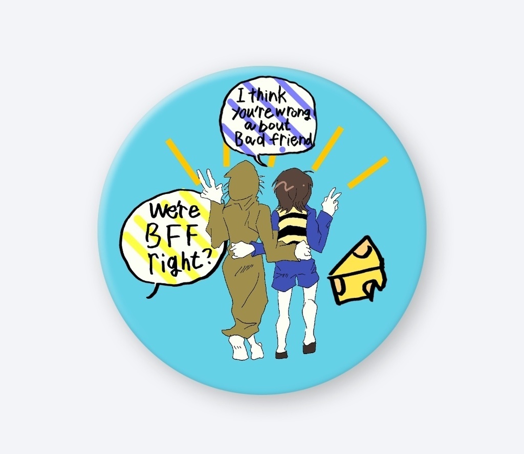 ズッ友CHEE'S缶バッジ