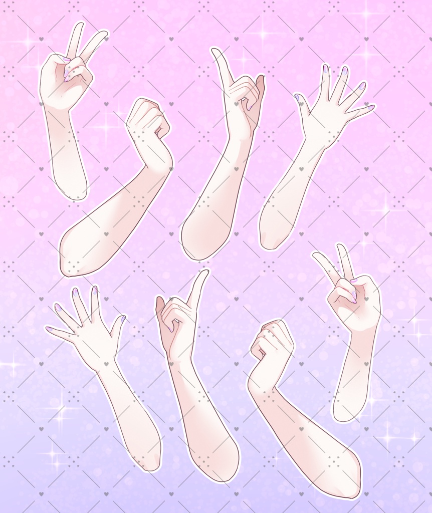 ●手素材　ユニコーンナイト