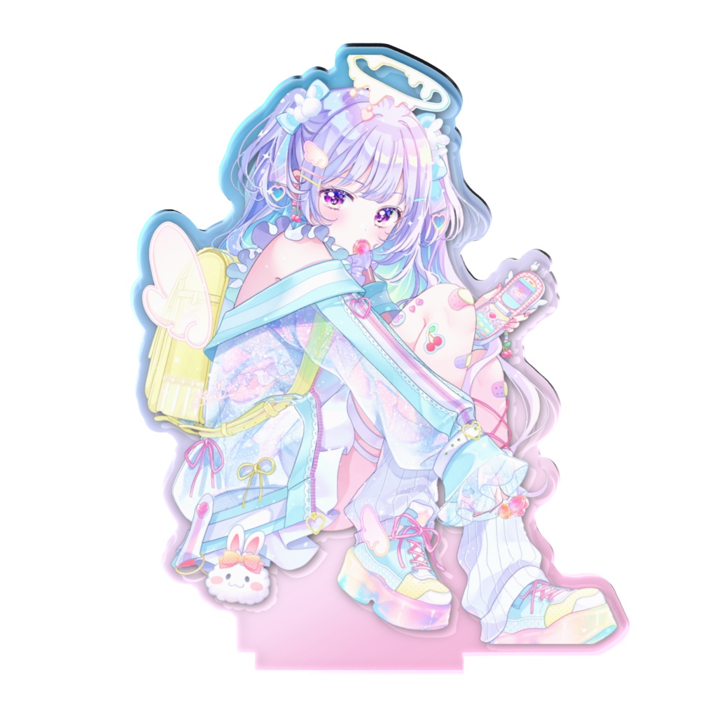 **ふりーだむ。オーロラアクスタ - 100 × 100mm