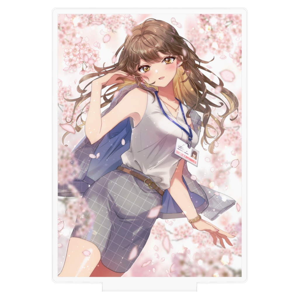 アクスタ🌸収益化記念イラスト