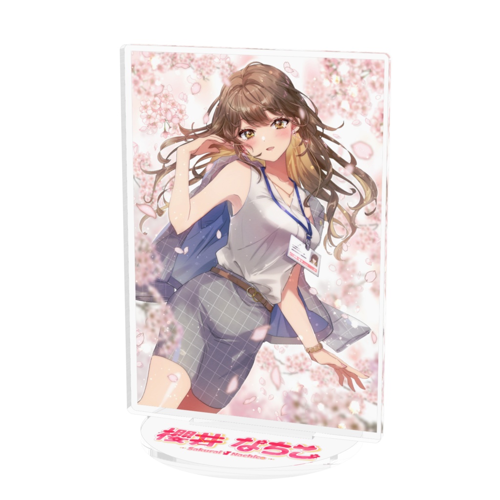 アクスタ🌸収益化記念イラスト