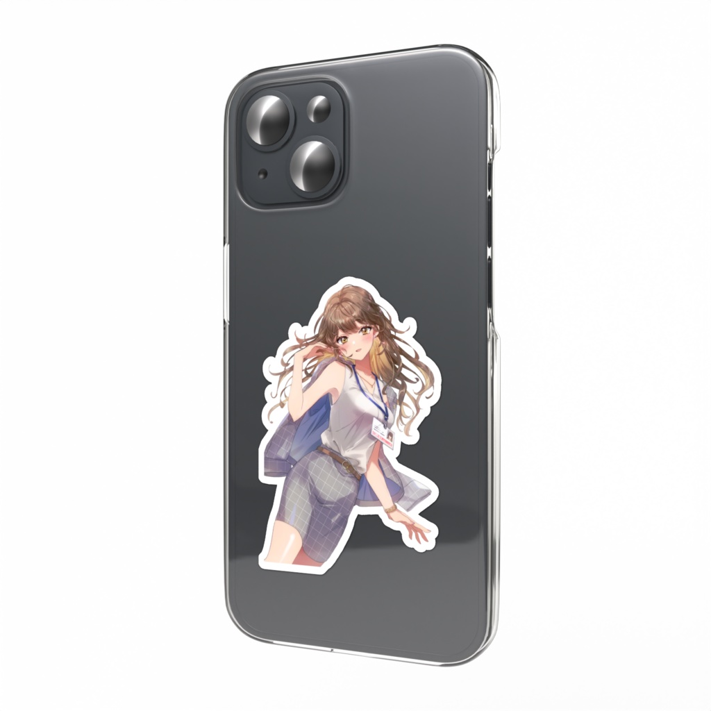 【スマホステッカー】収益化記念イラスト