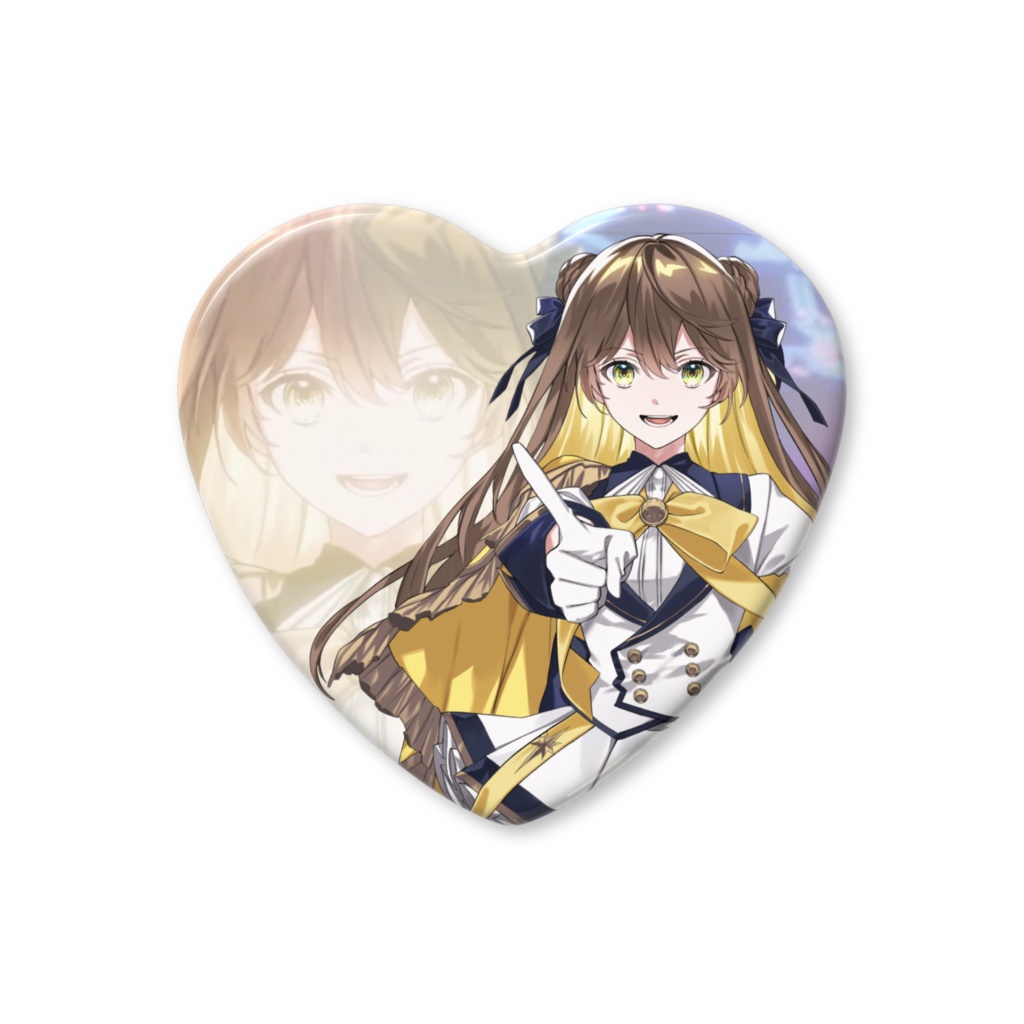【ハート缶バッチ】アイドルなちこ