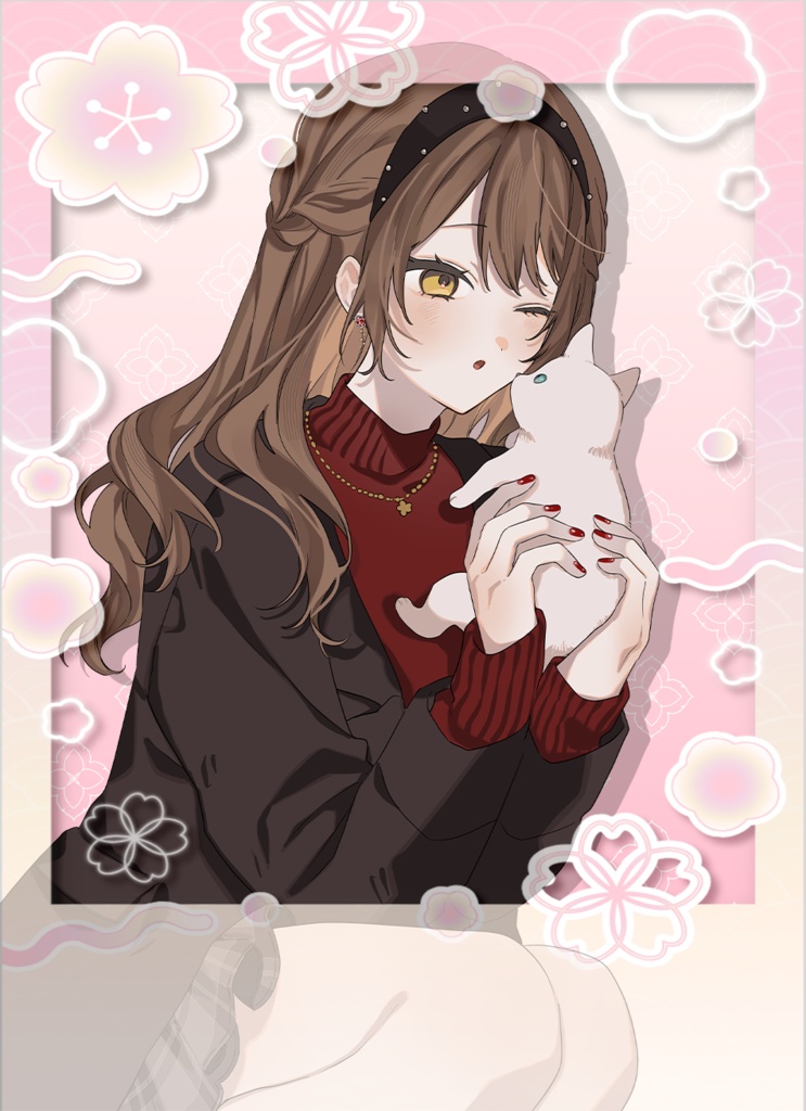 箔押しチェキカード【櫻井なちこ誕生祭2026】記念グッズ