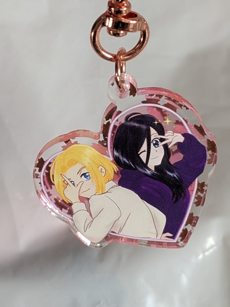 【ルクナツ】アクリルキーホルダー+イラスト本セット