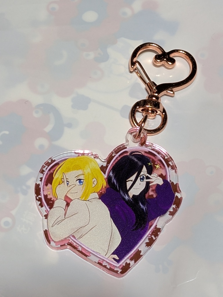 【ルクナツ】アクリルキーホルダー+イラスト本セット