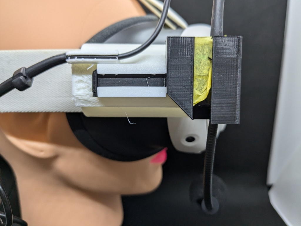 Quest3用バナナ式マイクホルダーアタッチメント