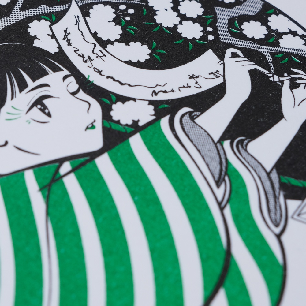 花下美人図/ポストカード