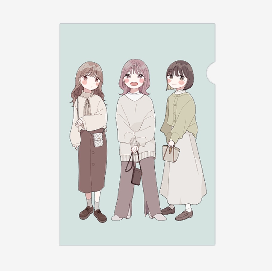【A5クリアファイル】おんなのこクリアファイル