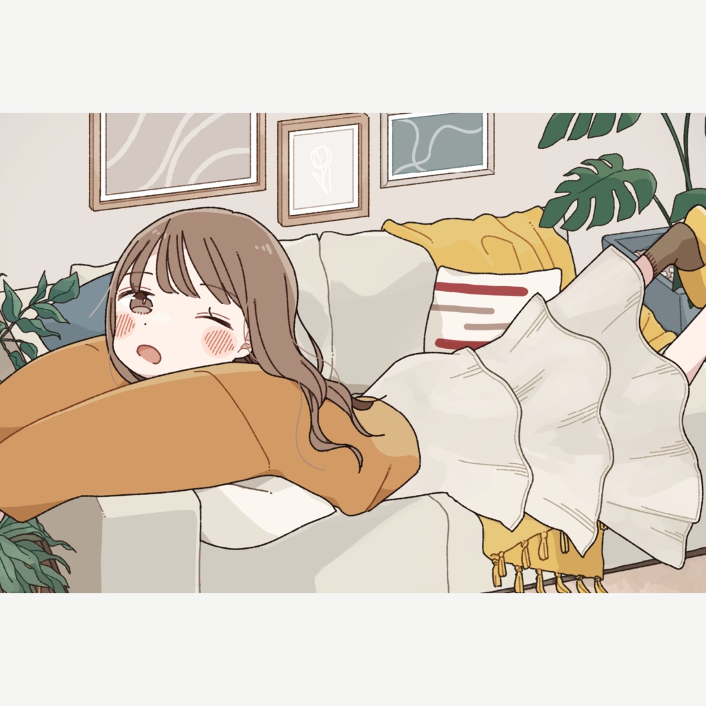 【ポストカード】ごろりん