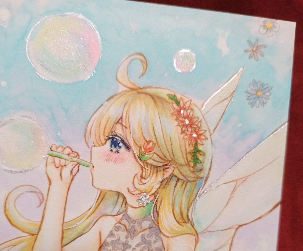 手描きイラスト 妖精さん🧚