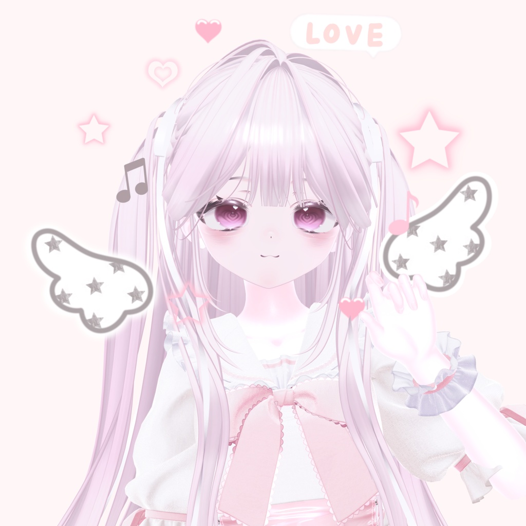 動く 飾り Sweet notes 甘い音色【VRChat向】