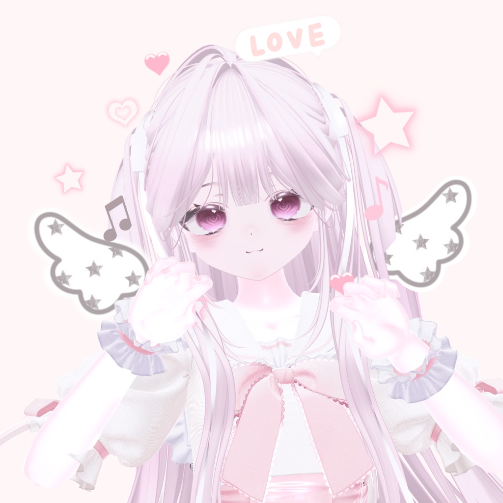 動く 飾り Sweet notes 甘い音色【VRChat向】