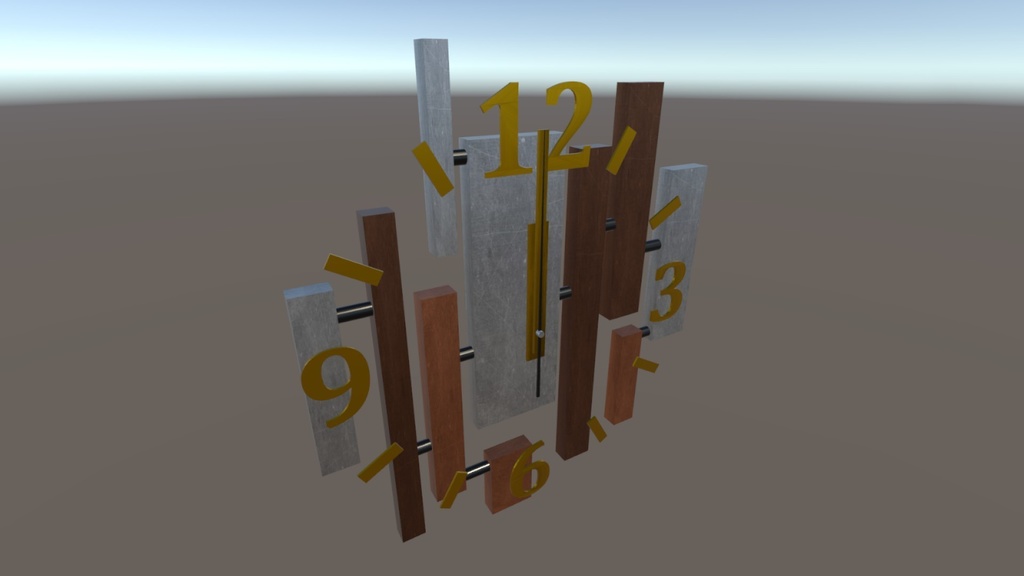モダンブロック時計 / Modern Blocks Clock