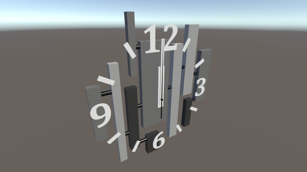モダンブロック時計 / Modern Blocks Clock