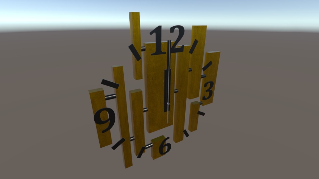 モダンブロック時計 / Modern Blocks Clock