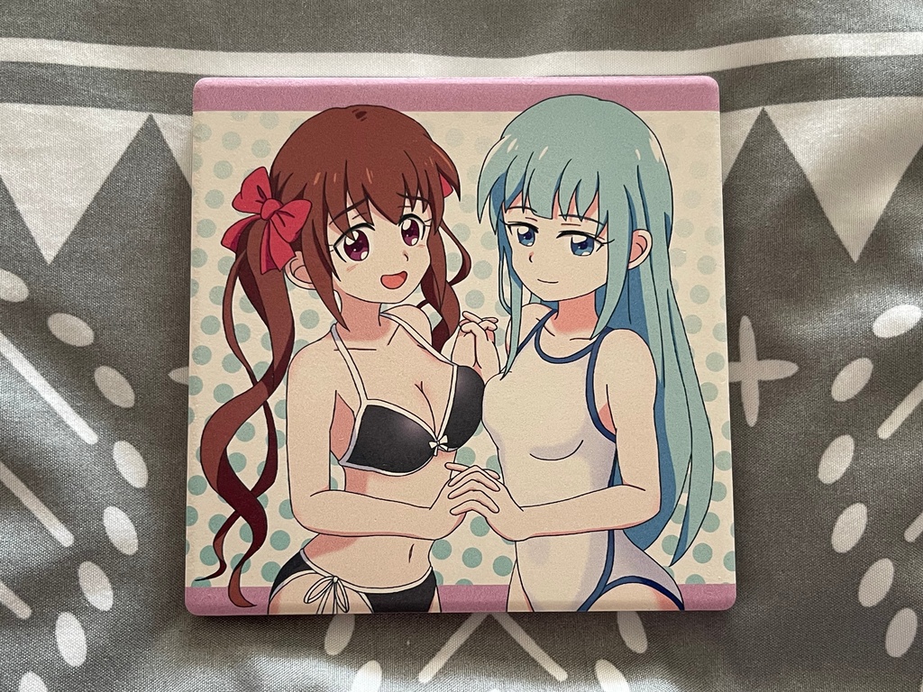 パーカーガールズ - 沙霧&絵里奈 コースター(角形)