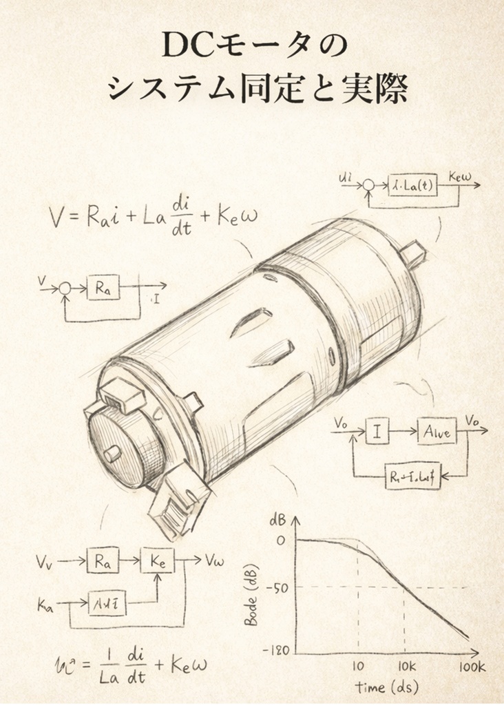 DCモータのシステム同定と実際[コミックマーケット107]