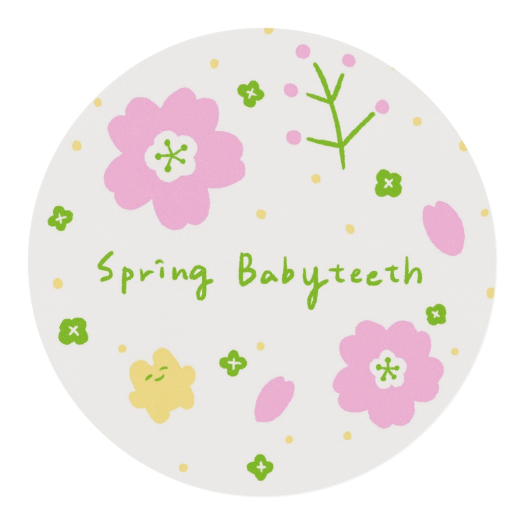 乳歯(春)マスキングテープ
