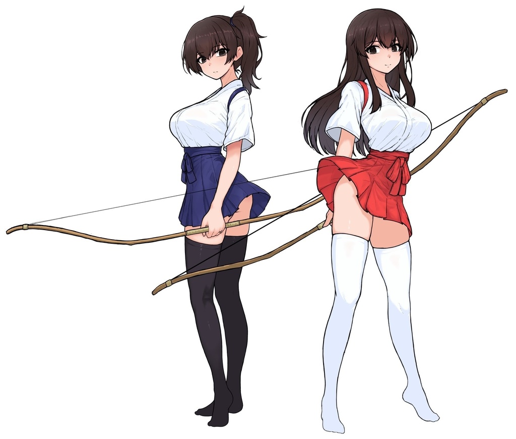 赤城/加賀 アクリルフィギュア
