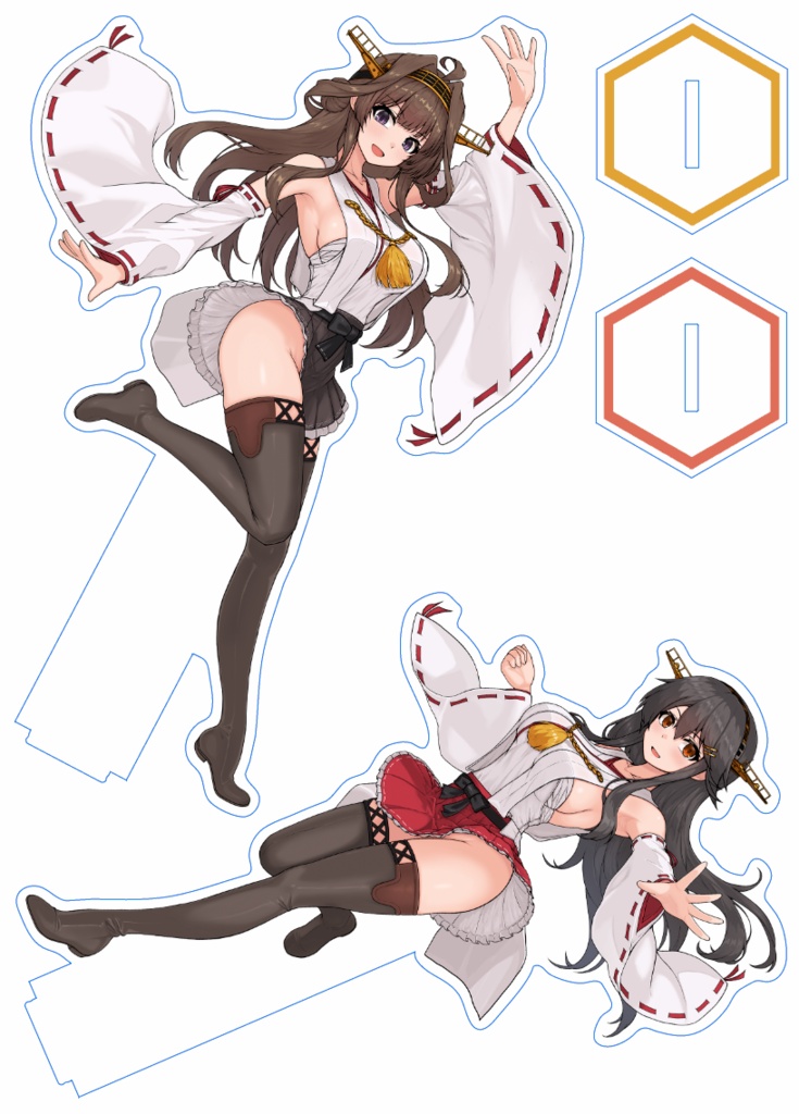 金剛/榛名 アクリルフィギュア
