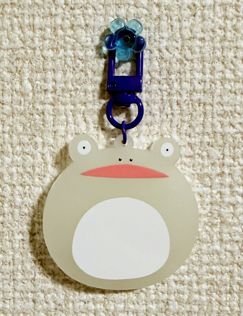 【つくイラ旅３】蓄光がまアクリルキーホルダー