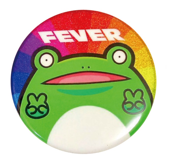 がまのギラギラFEVER缶バッジ