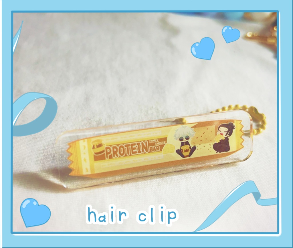 五夏ヘアクリップ(菓子パケ)