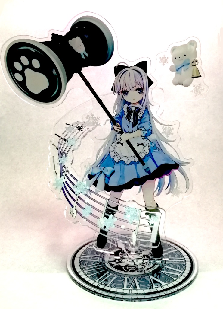 【非公式】白熊汰べる アクリルジオラマ【二次創作】