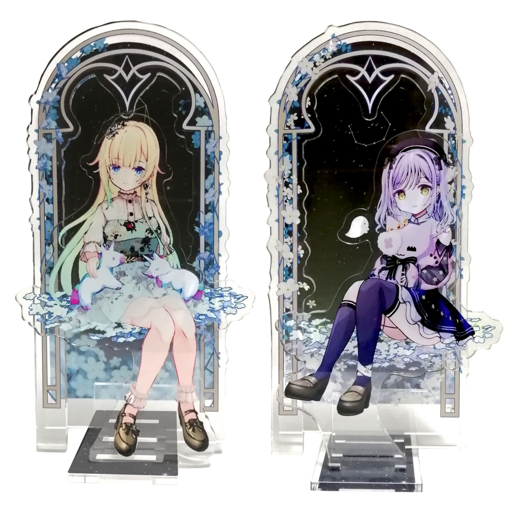 【非公式】藍沢エマ / 紫宮るな アクリルジオラマ【二次創作】