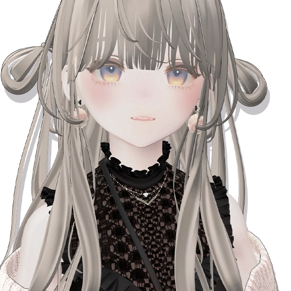 【3アバター対応】おだんごツイン【髪型/VRChat想定】